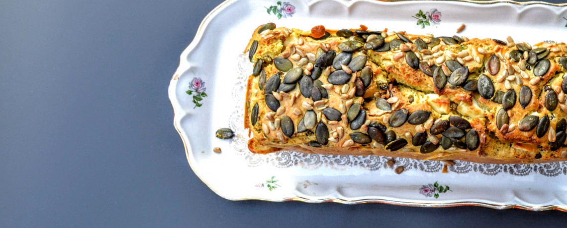Cake Brocoli Feta et Laitue de Mer