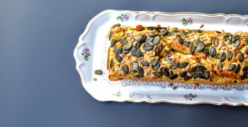 Cake Brocoli Feta et Laitue de Mer